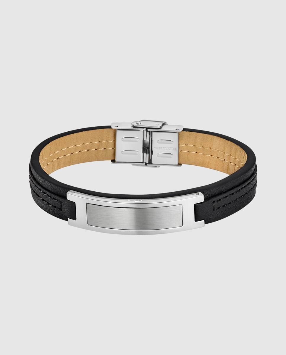 Pulsera de hombre Lotus Style LS1808-2/2 Urban Man de acero inoxidable acabado brillo Negro-1