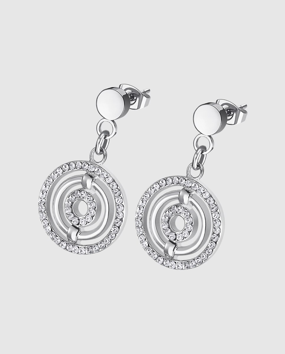 Orecchini Donna LOTUS STYLE Urban Woman In Acciaio Inossidabile 316L - Modello LS2419-4/1, Chiusura Catalana - 4