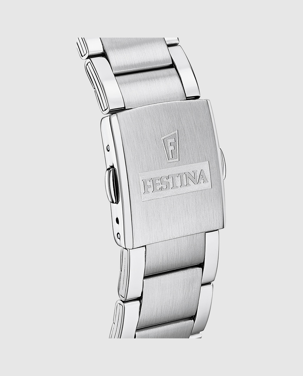 Reloj de hombre f20343/7 timeless chronograph de acero plateado - Festina - Plata Plata-2