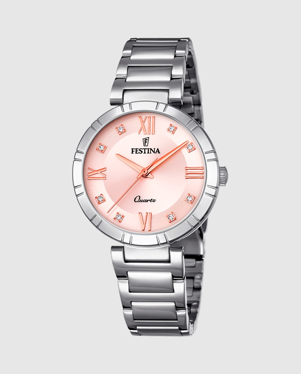 Reloj de mujer f16936/c mademoiselle de acero plateado Plata Festina Plata-1