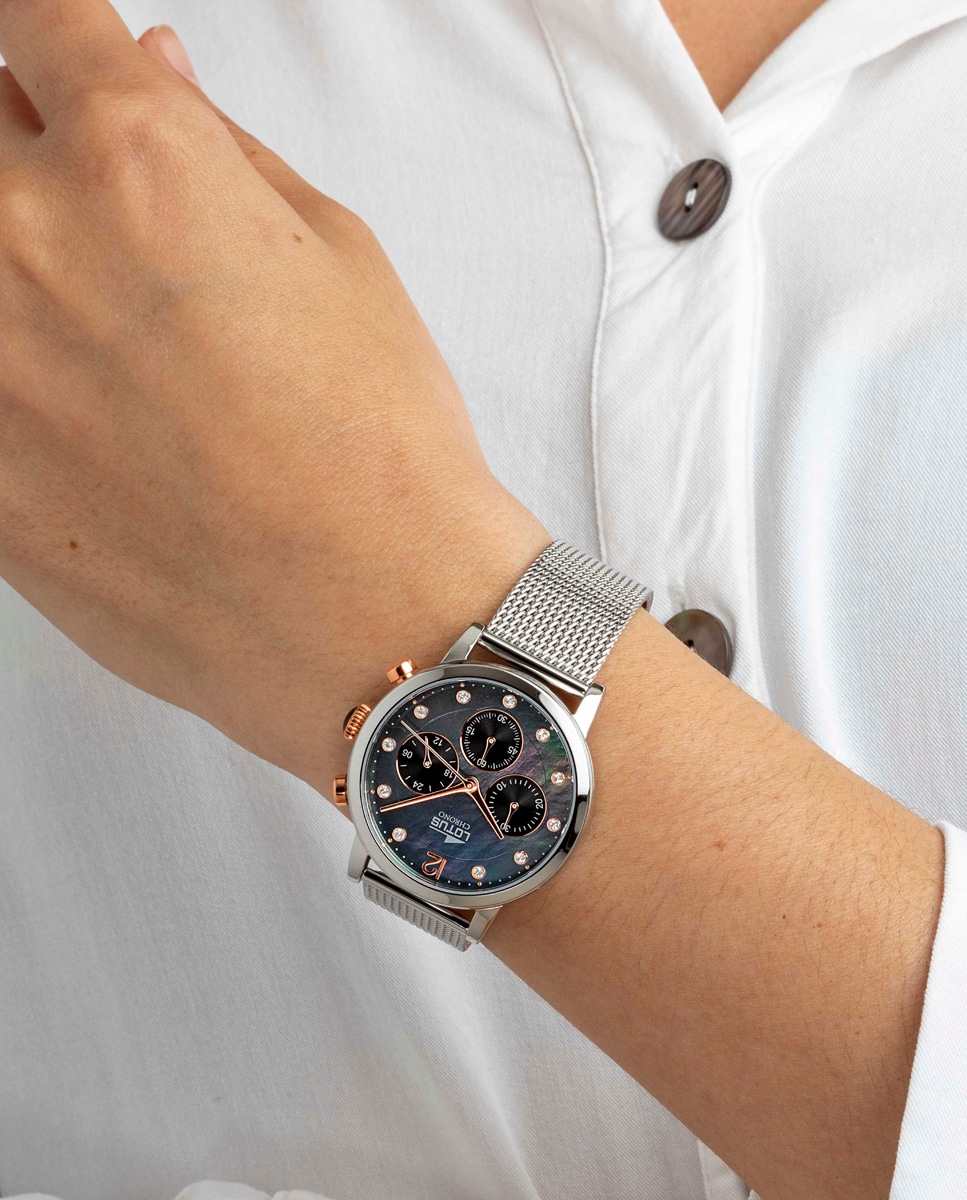 Reloj de mujer 18676/4 Trendy de acero plateado · LOTUS · El Corte