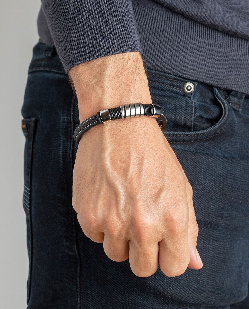 Pulsera de hombre Lotus Style LS2056-2/1 Men Basic de cuero