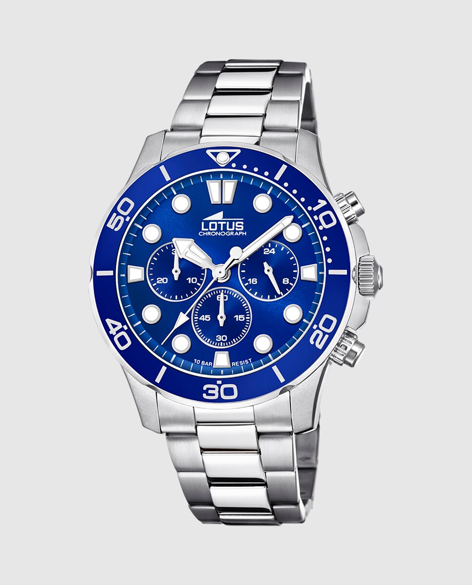 Reloj de hombre 18756/1 Excellent de acero plateado · LOTUS · El