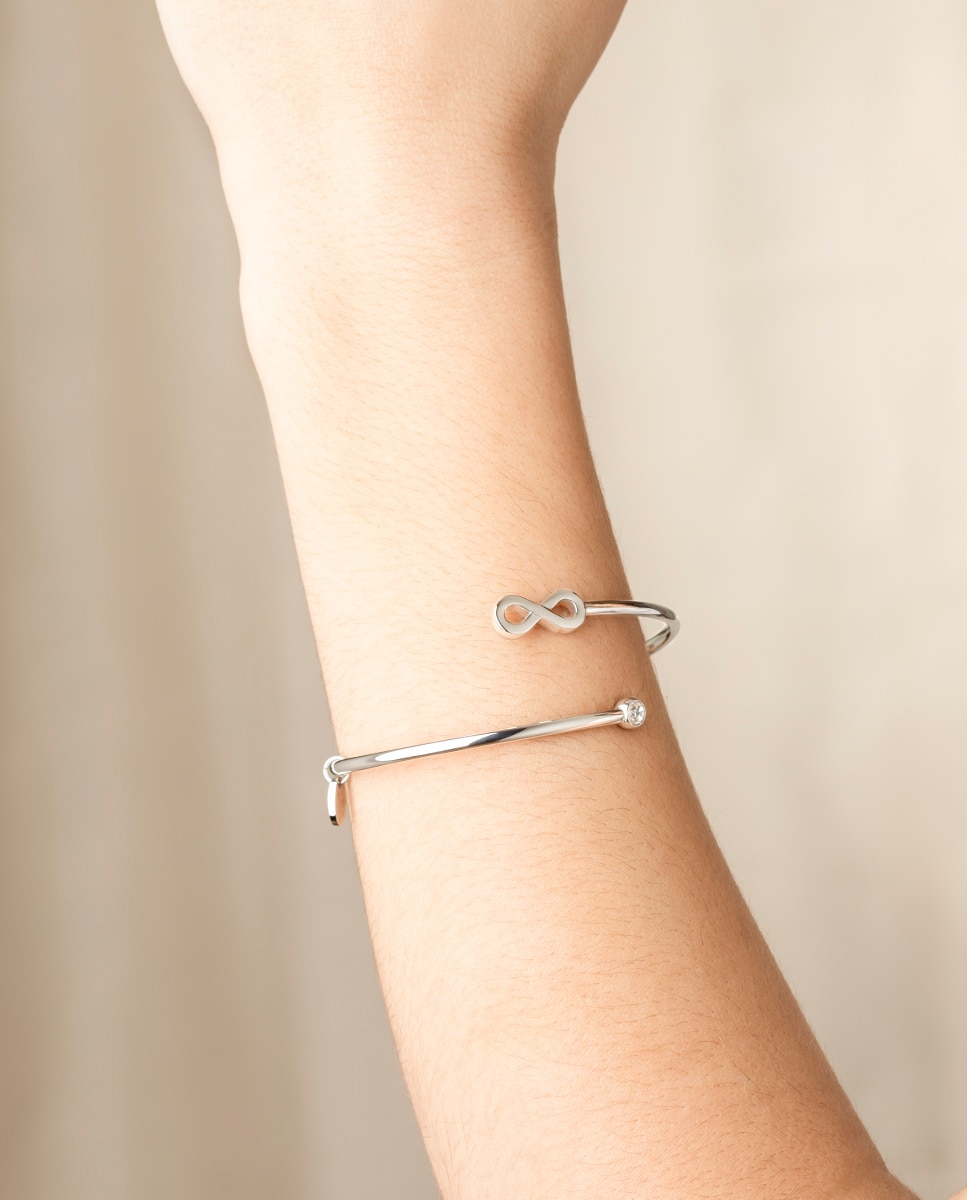 Pulsera lotus style ls2169-2/6 millennial de acero inoxidable acabado brillo Plateado Plateado-2