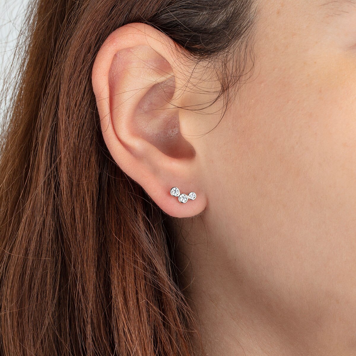 Pendientes lotus silver lp3193-4/1 pure essential de plata acabado brillo con circonita - Blanco Blanco-2