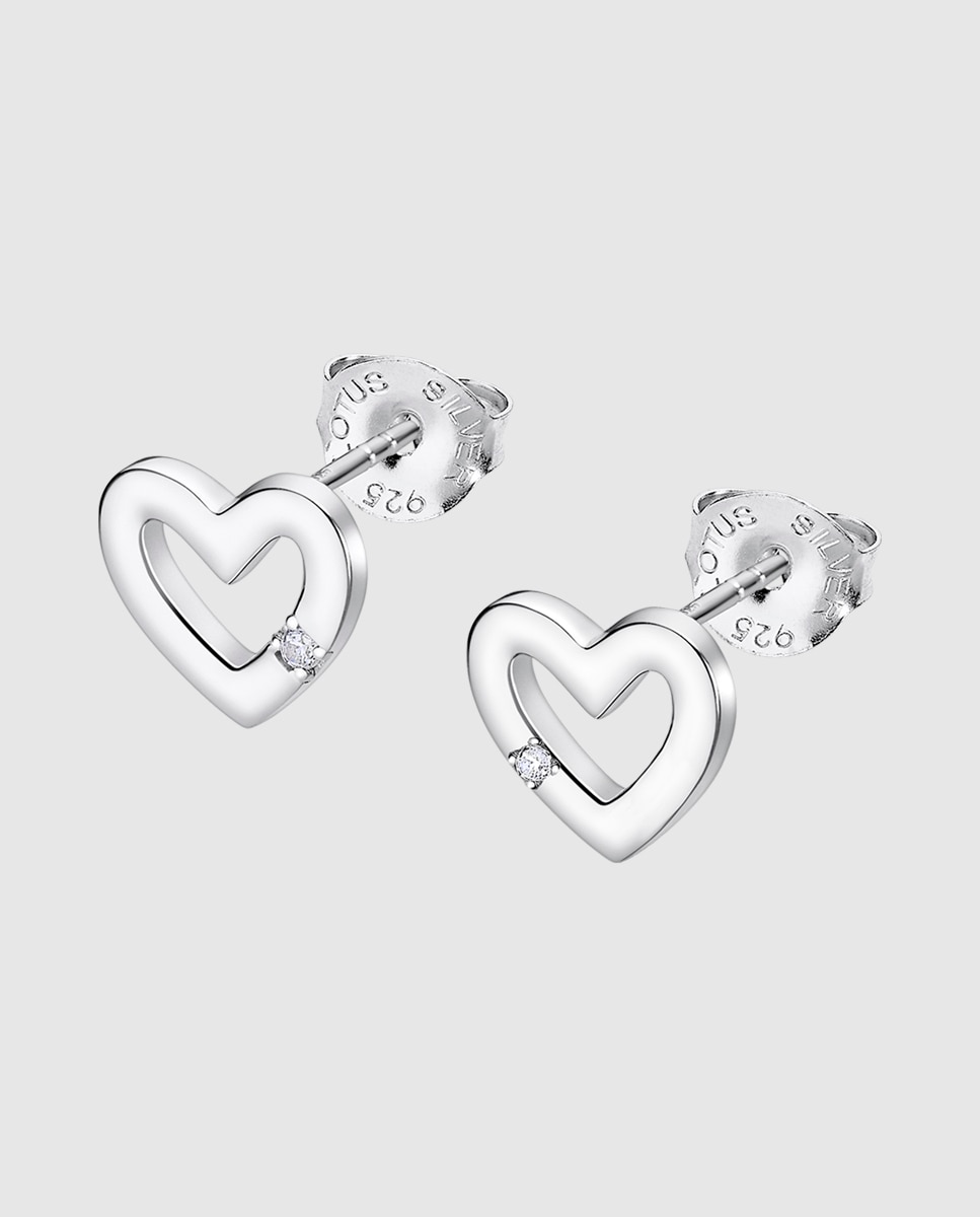 Pendientes lotus silver lp3217-4/1 moments de plata acabado brillo con circonita - Plateado Plateado-1