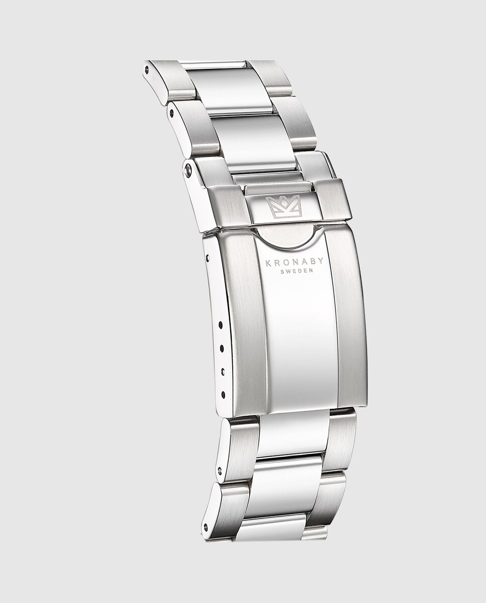 Smartwatch S3778 1 Diver de Aço Prateado Prata-3