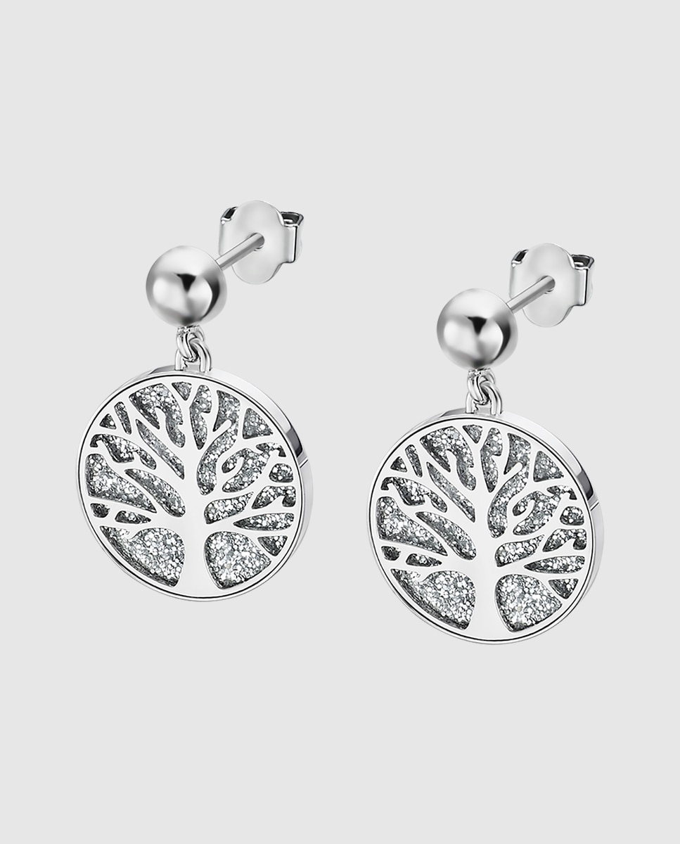 Imagen 0 de Pendiente lotus style ls2225-4/1 tree of life de acero inoxidable acabado brillo Plateado