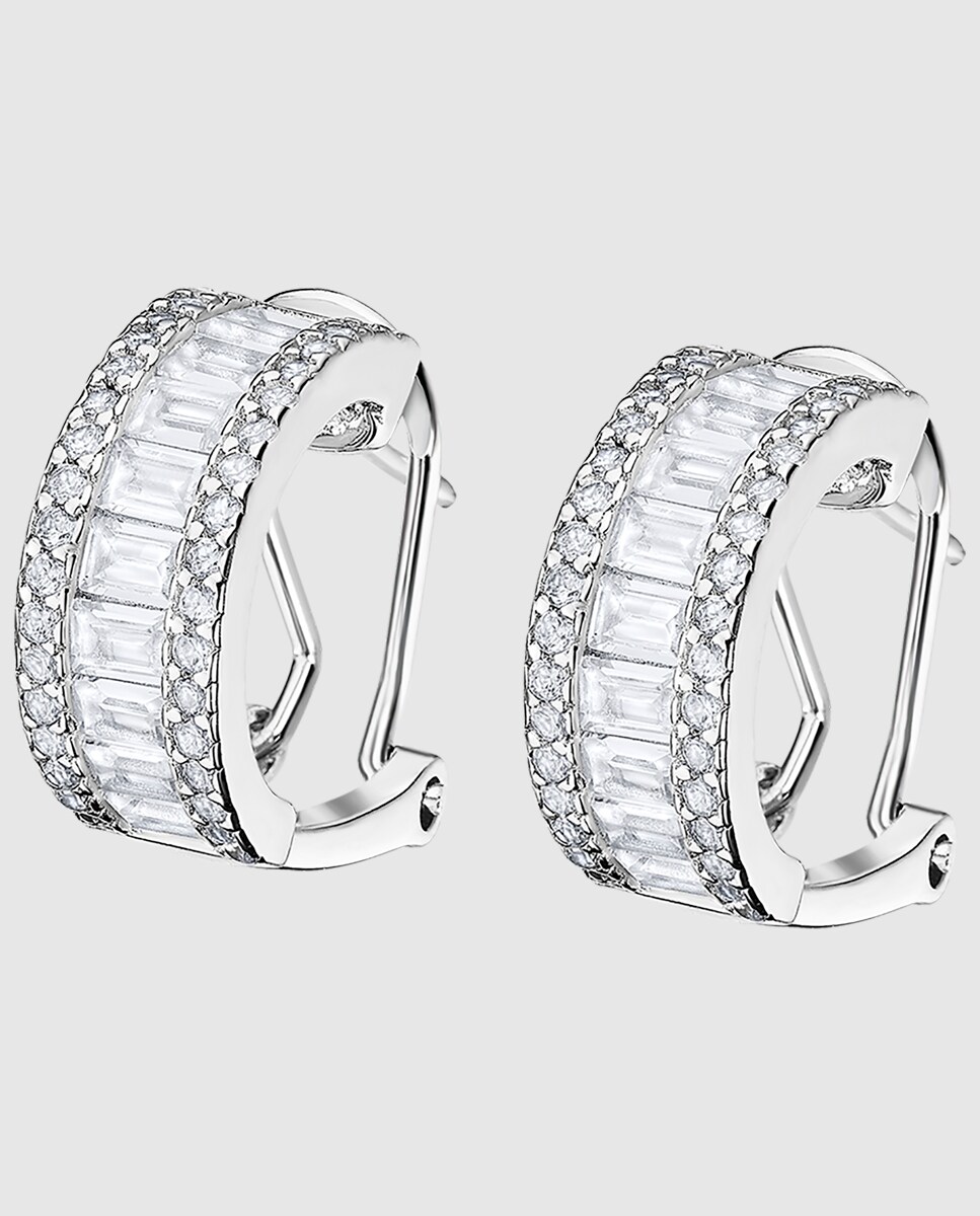 Pendientes Lotus Silver LP3320-4/1 Glam de plata acabado brillo Plata-1