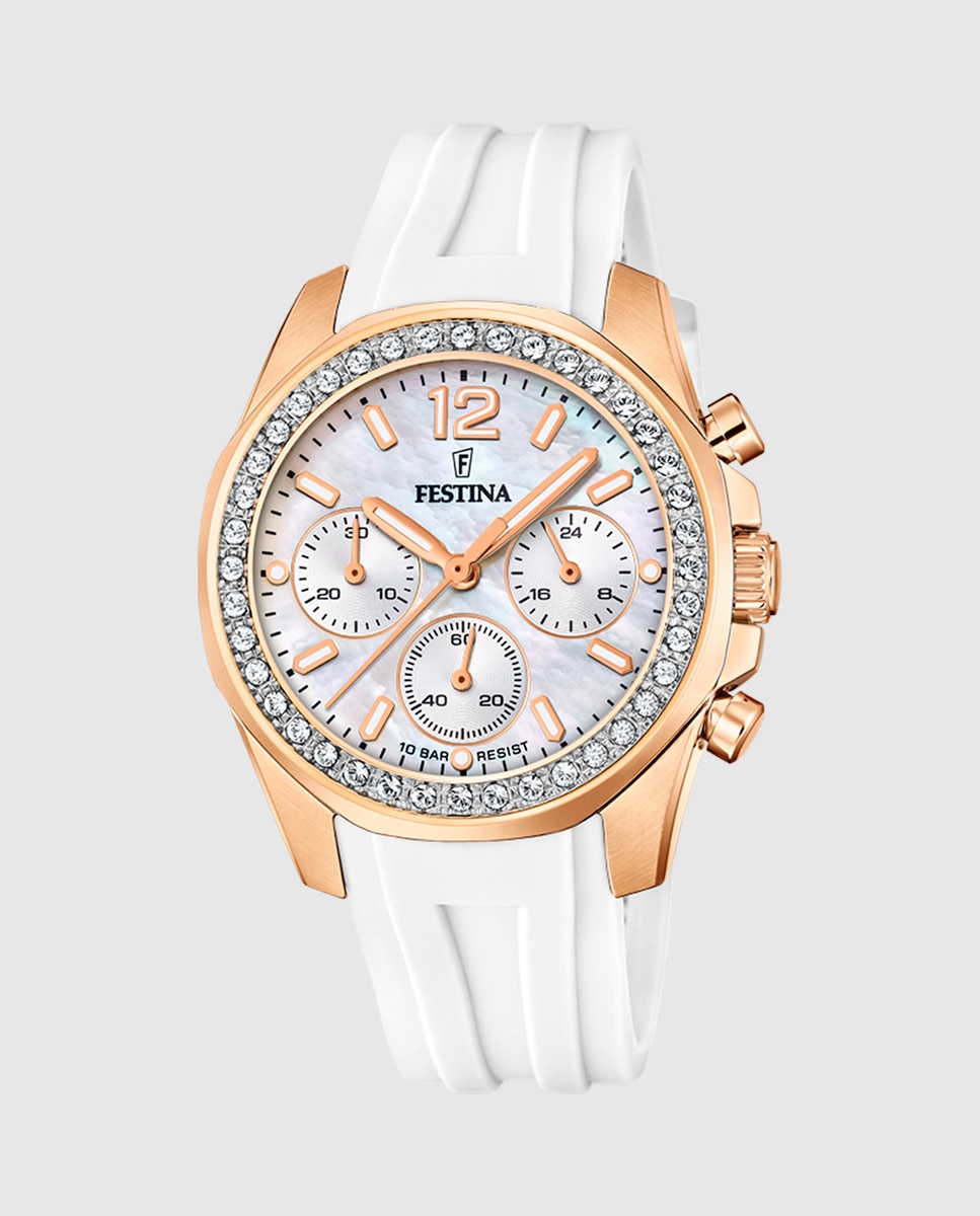 Festina Sra Ace Esf Bicolore Silver | The Little Green Bag