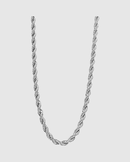 Imagen 0 de Collar de hombre Lotus Style LS2233-1/1 Men In Black de acero inoxidable acabado brillo