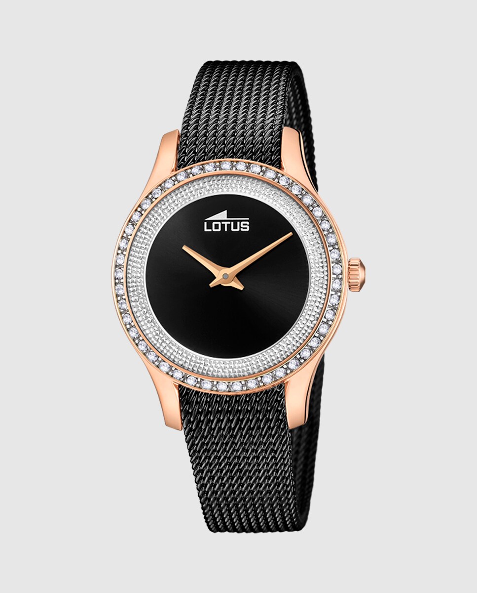 LOTUS Bliss 18828/1 – Montre Femme Quartz Acier Inox Rose – Élégance Moderne & Bracelet Rose Poudré