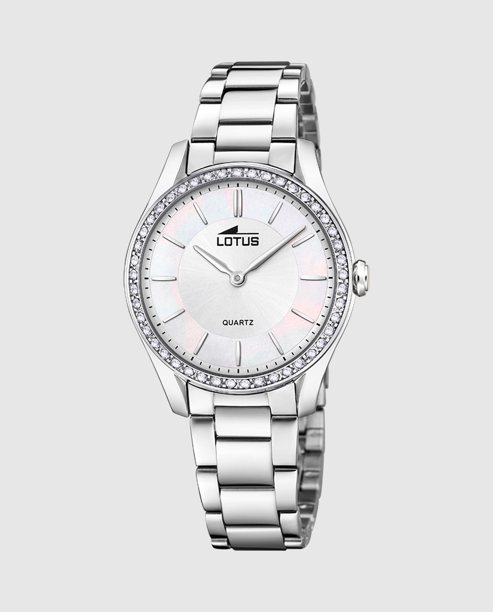 Imagen 0 de Reloj de mujer 18796/1 trendy de acero plata Plata