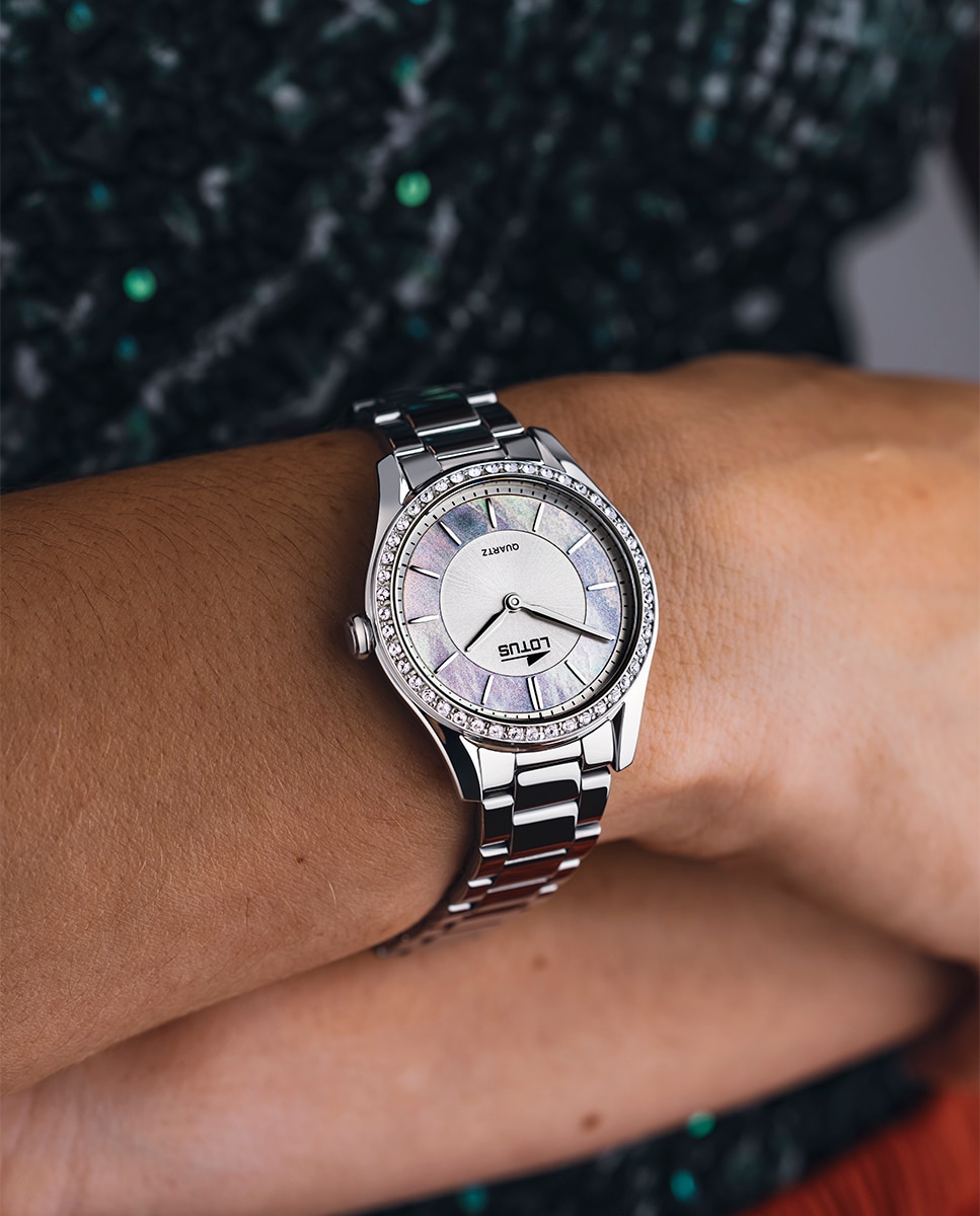 Reloj de mujer 18796/1 trendy de acero - LOTUS - Plata Plata-4