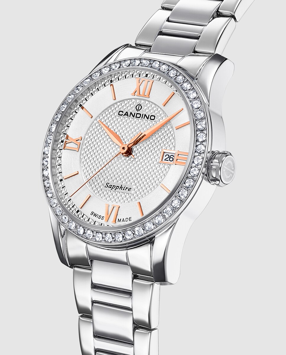 Reloj de mujer C4740/1 Lady Elegance de acero plateado Plata-2