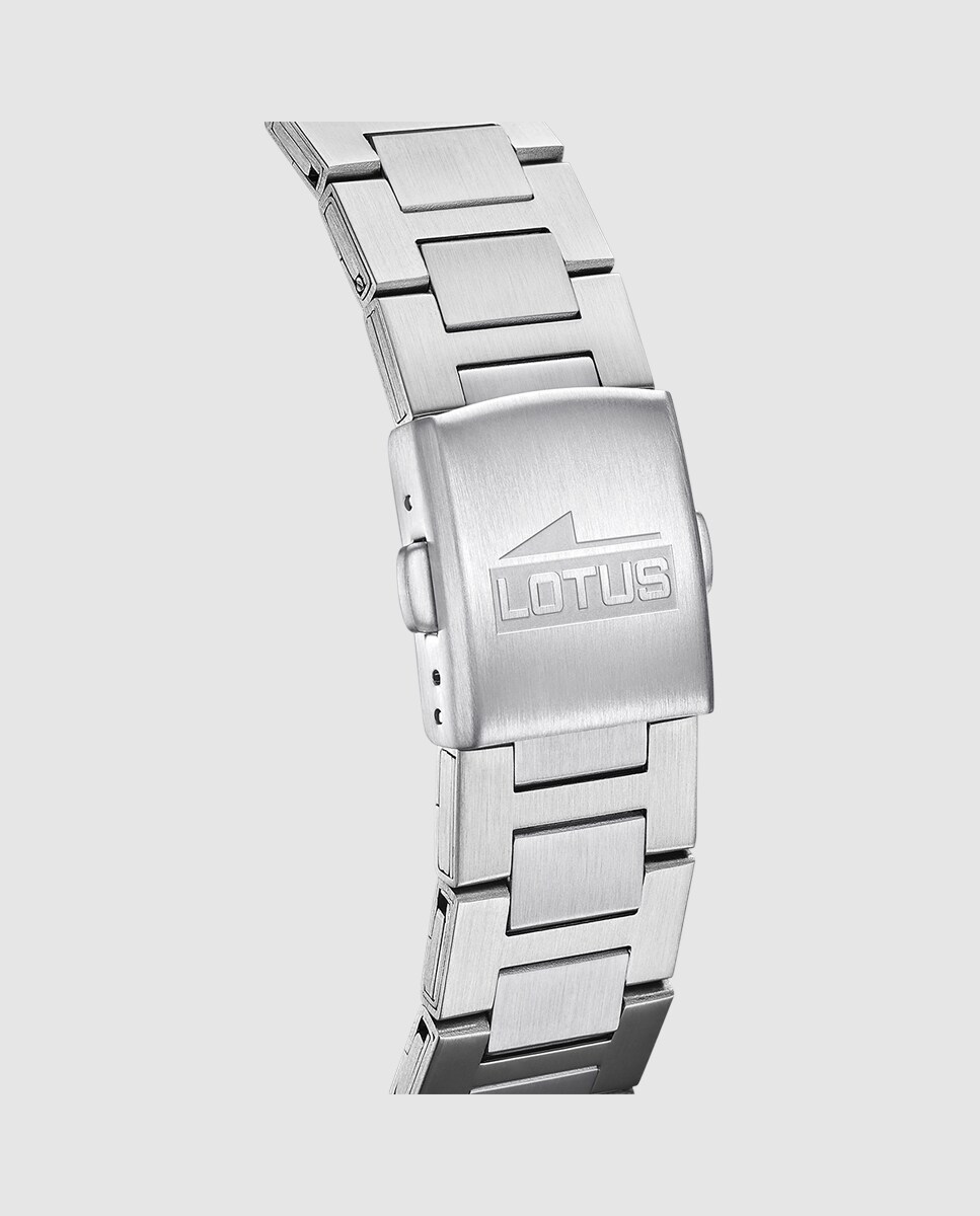 LOTUS Orologio Uomo Analogico Acciaio Inox 316L Argento - Quarzo - Vetro Minerale - Impermeabile 10 ATM 18835/1 Freedom