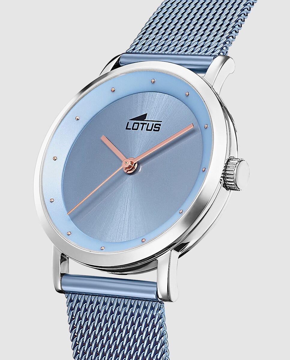 Reloj de mujer 18878/1 Trendy de acero azul Azul-2