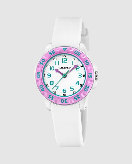 Imagen 0 de Reloj de niña K5829/1 Digitana de caucho blanco