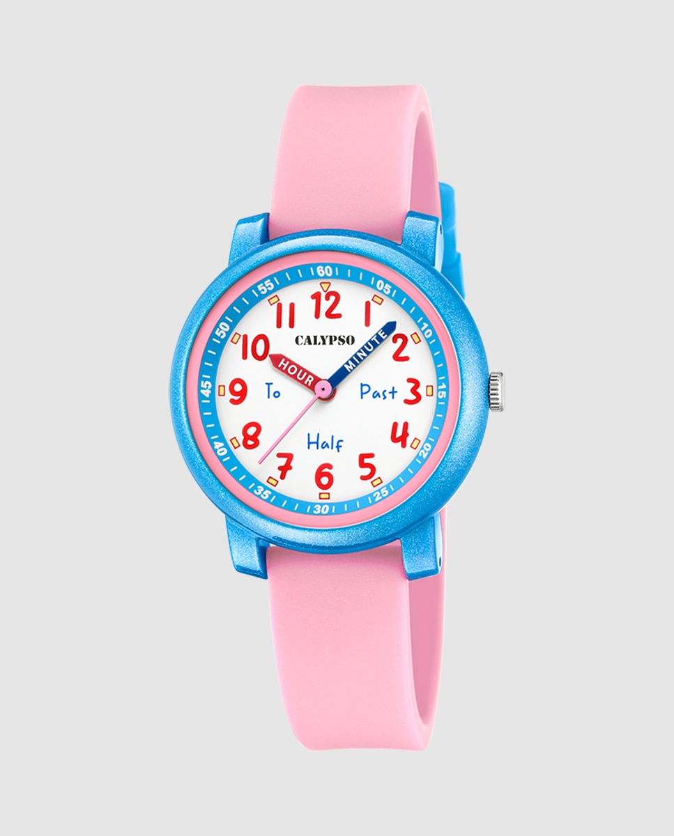 Reloj de niño k5827/2 my first watch de caucho - Calypso - Rosa Rosa-1