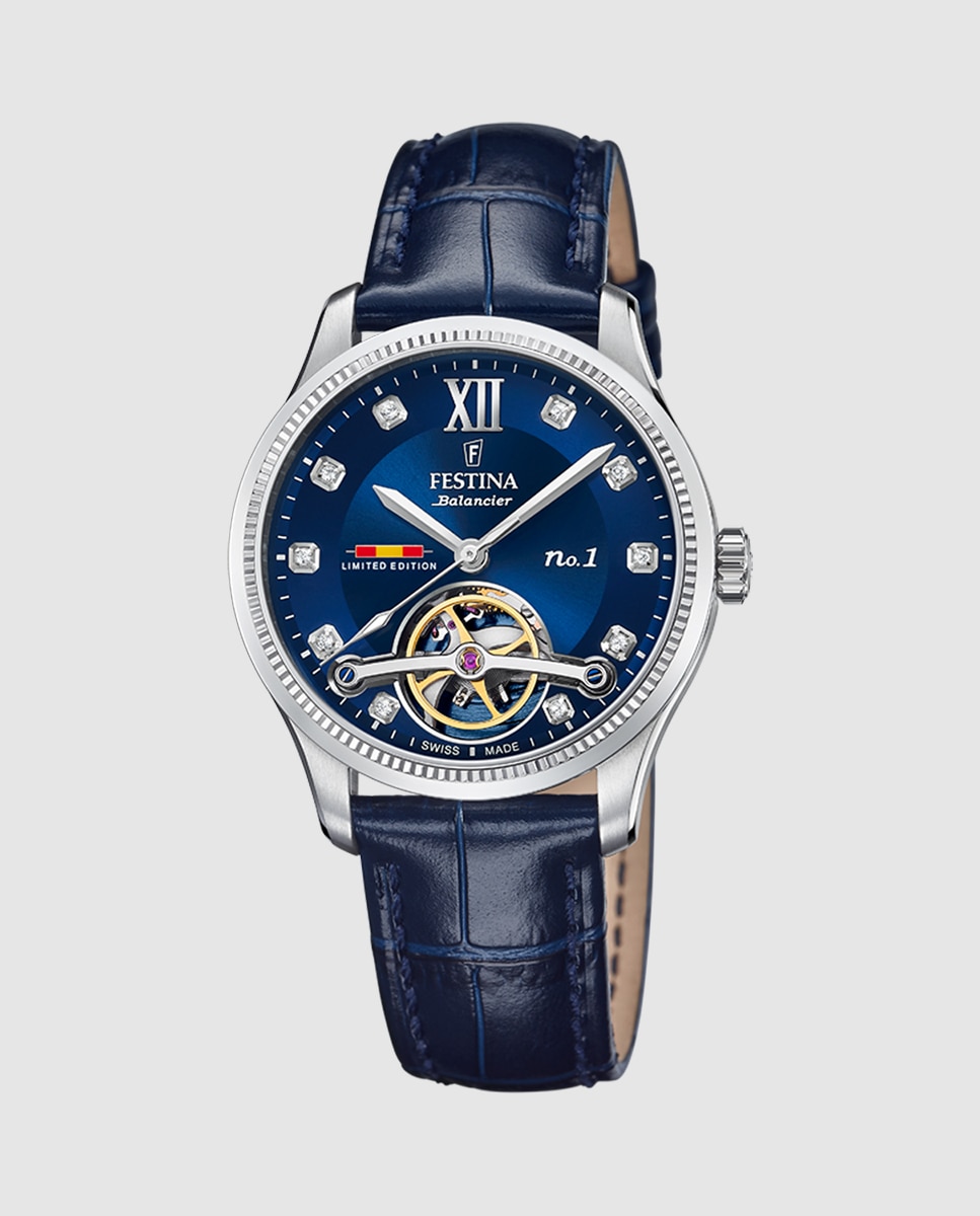 Reloj de mujer f0120/2 special editions de piel - Festina - Azul Azul-1