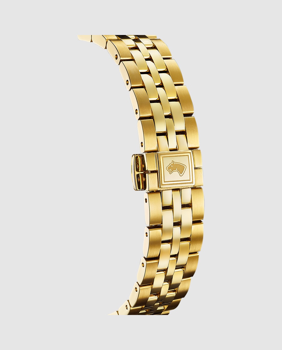 Reloj de mujer J999/1 Automatico de acero dorado Oro-4