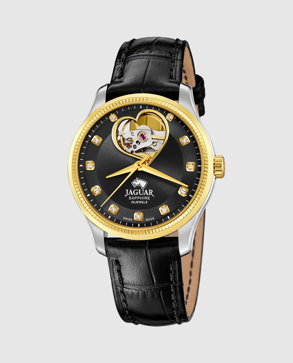 Reloj de mujer j995/2 swiss made automático de acero con correa adicional de regalo - Jaguar - Multicolor Multicolor-3