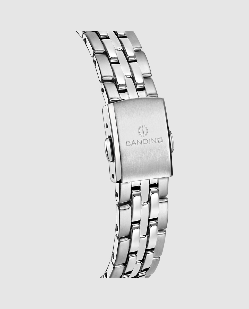 Reloj de mujer c4770/1 automatico de acero plateado - Candino - Plata Plata-3