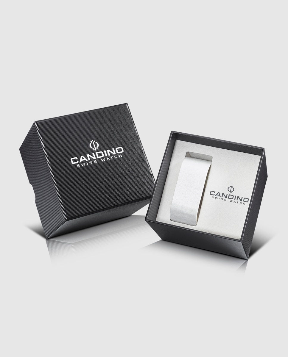 Reloj de mujer c4770/5 automatico de acero plateado - Candino - Plata Plata-4