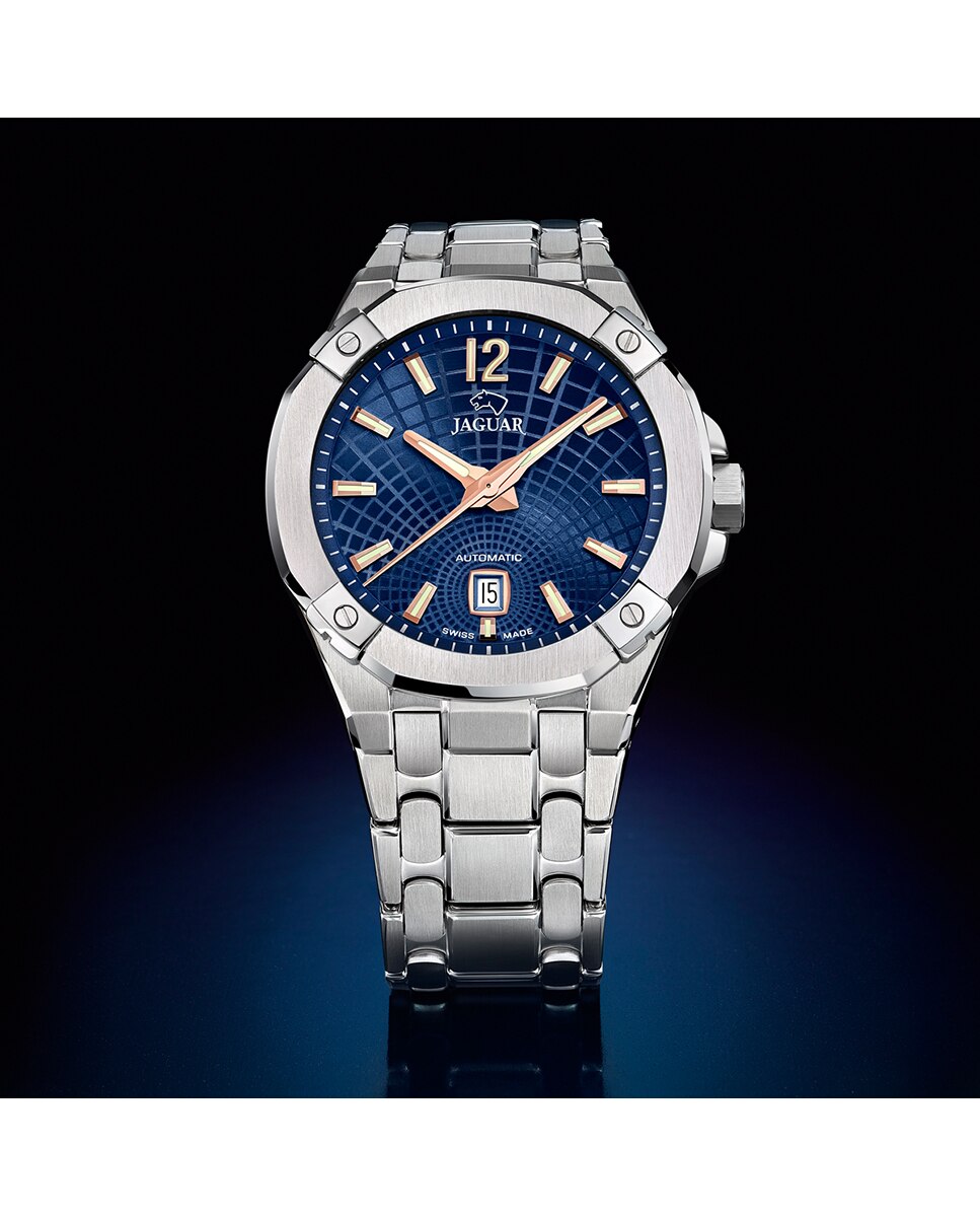 Reloj de hombre j1029/2 diplomatic de acero plateado - Jaguar - Plata Plata-2