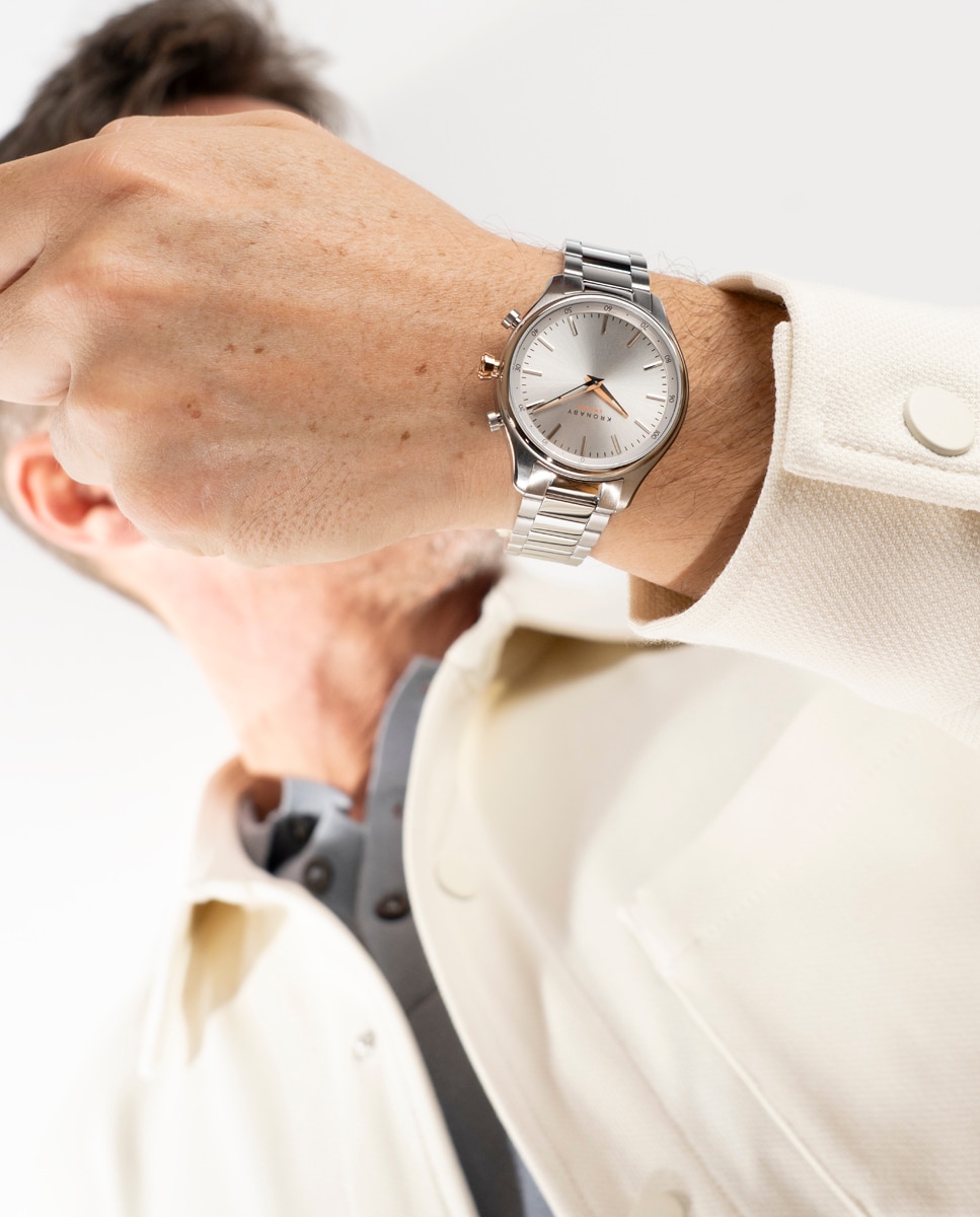 Smartwatch de hombre s3782 2 sekel de acero - Kronaby - Plata Plata-2
