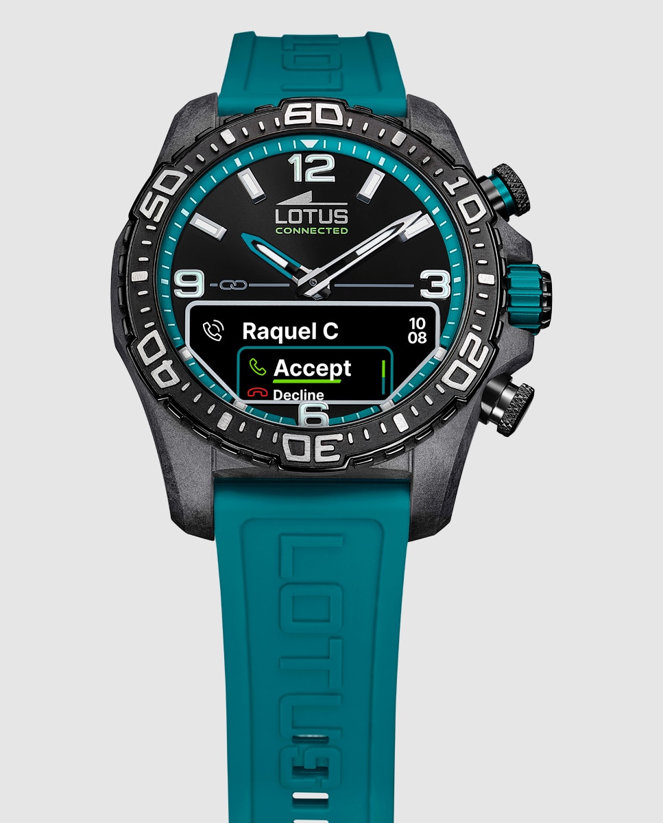 Imagen 3 de Reloj smartwatch de hombre 20000 5 connected d con correa de caucho - Azul Azul