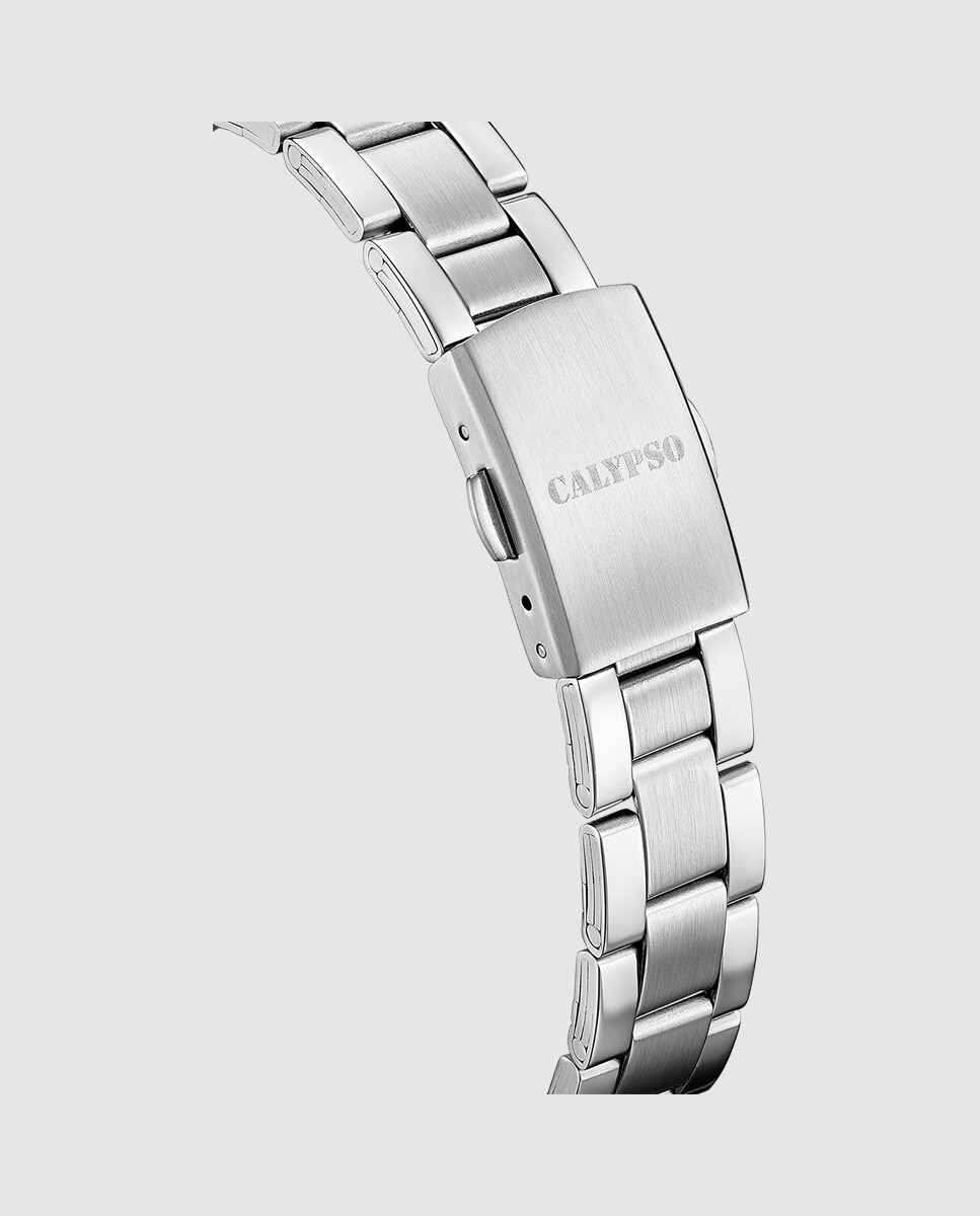 Reloj de mujer K5861/3 Basic de acero plateado Plata-2