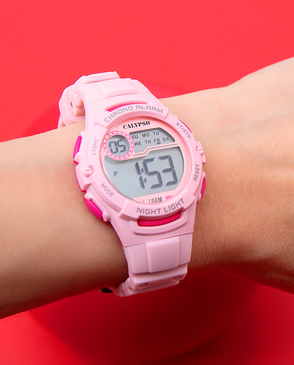 Reloj infantil k5852/1 junior collection de caucho - Calypso - Rosa Rosa-2