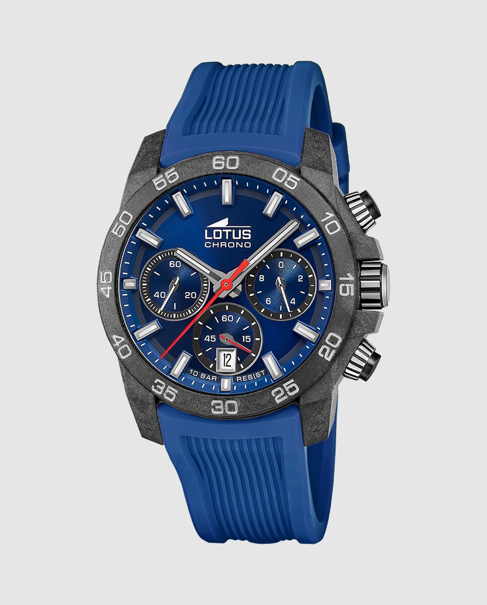 Reloj de hombre 18974/1 Chrono de caucho azul Azul-1