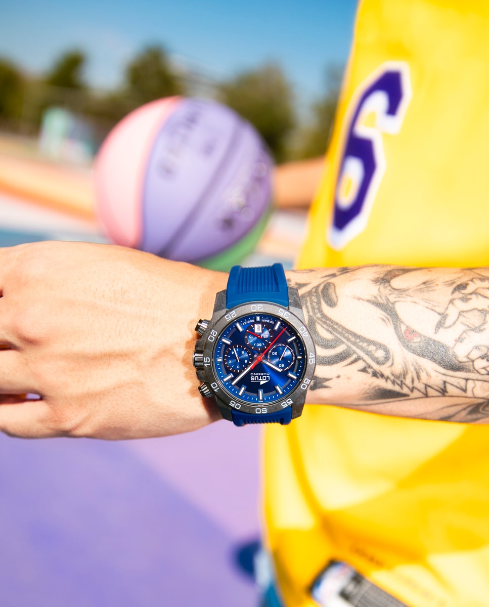 Reloj de hombre 18974/1 Chrono de caucho azul Azul-2