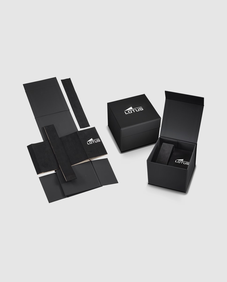 Reloj de hombre 18974/1 Chrono de caucho azul Azul-3