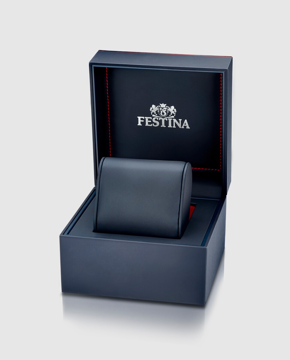 Reloj de mujer F20054/5 Swiss Made Automatico de acero plateado Plata-4