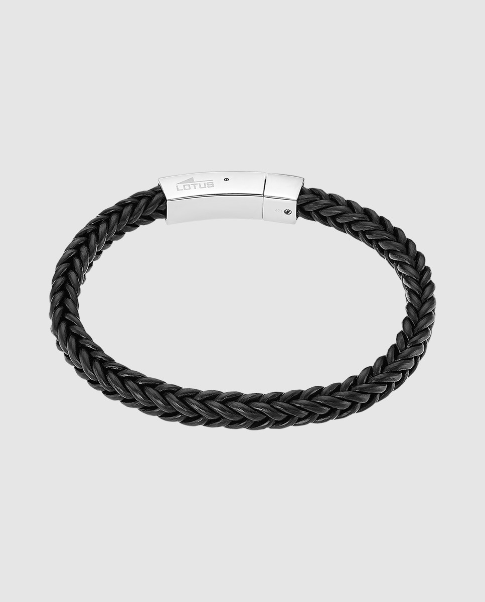 Pulseira Lotus Style Ls2386-2/1 Men In Black de Aço Inoxidável com Acabamento Brilhante Prateado-1