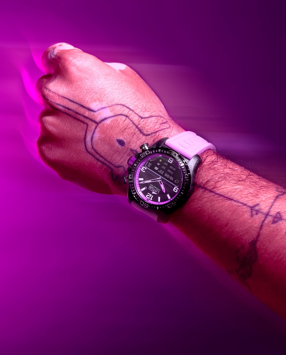 Smartwatch 20000 9 Connected D de Borracha Rosa Rosa / Preto-3