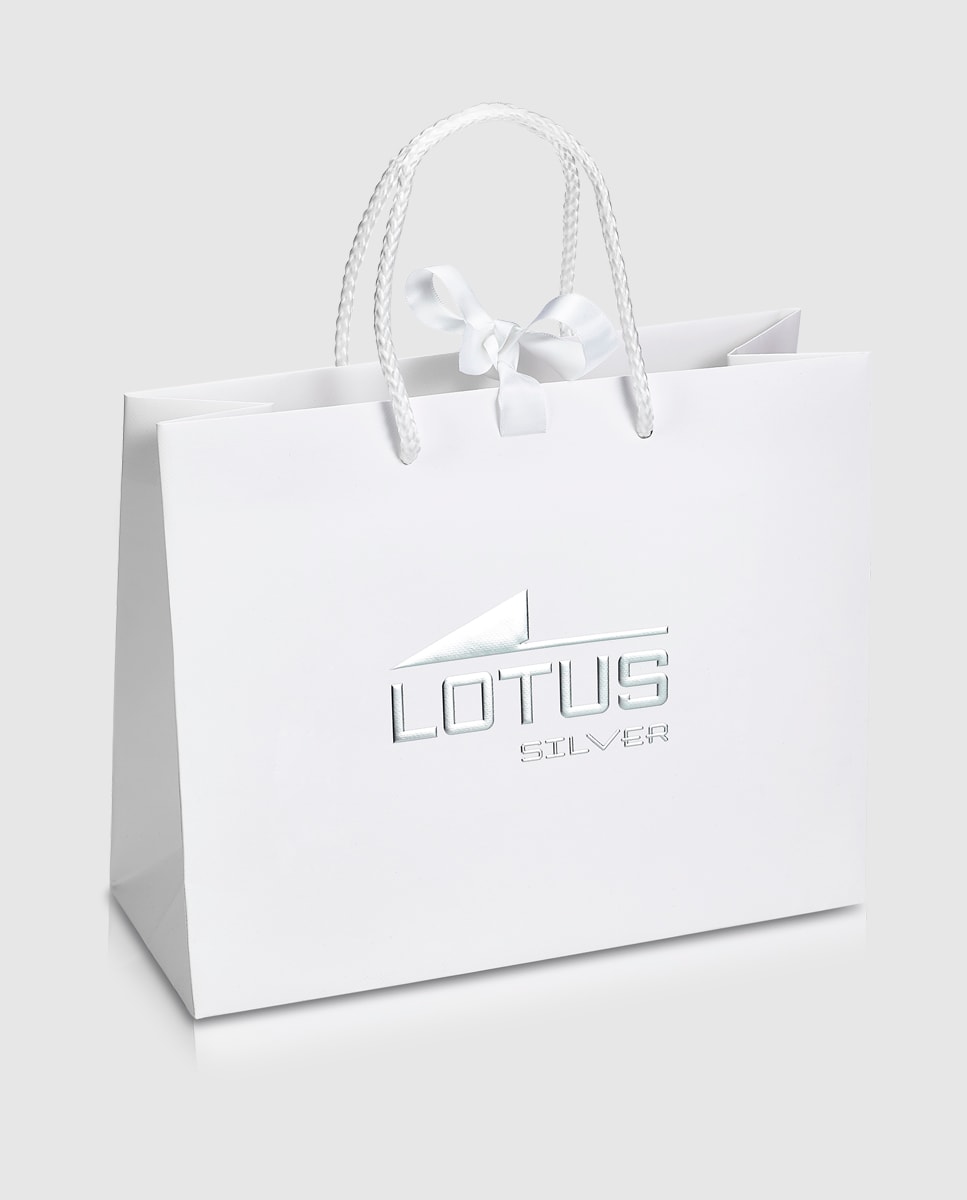Pendiente Lotus Style LS2352-4/1 Urban Woman de acero inoxidable acabado brillo Plata-4