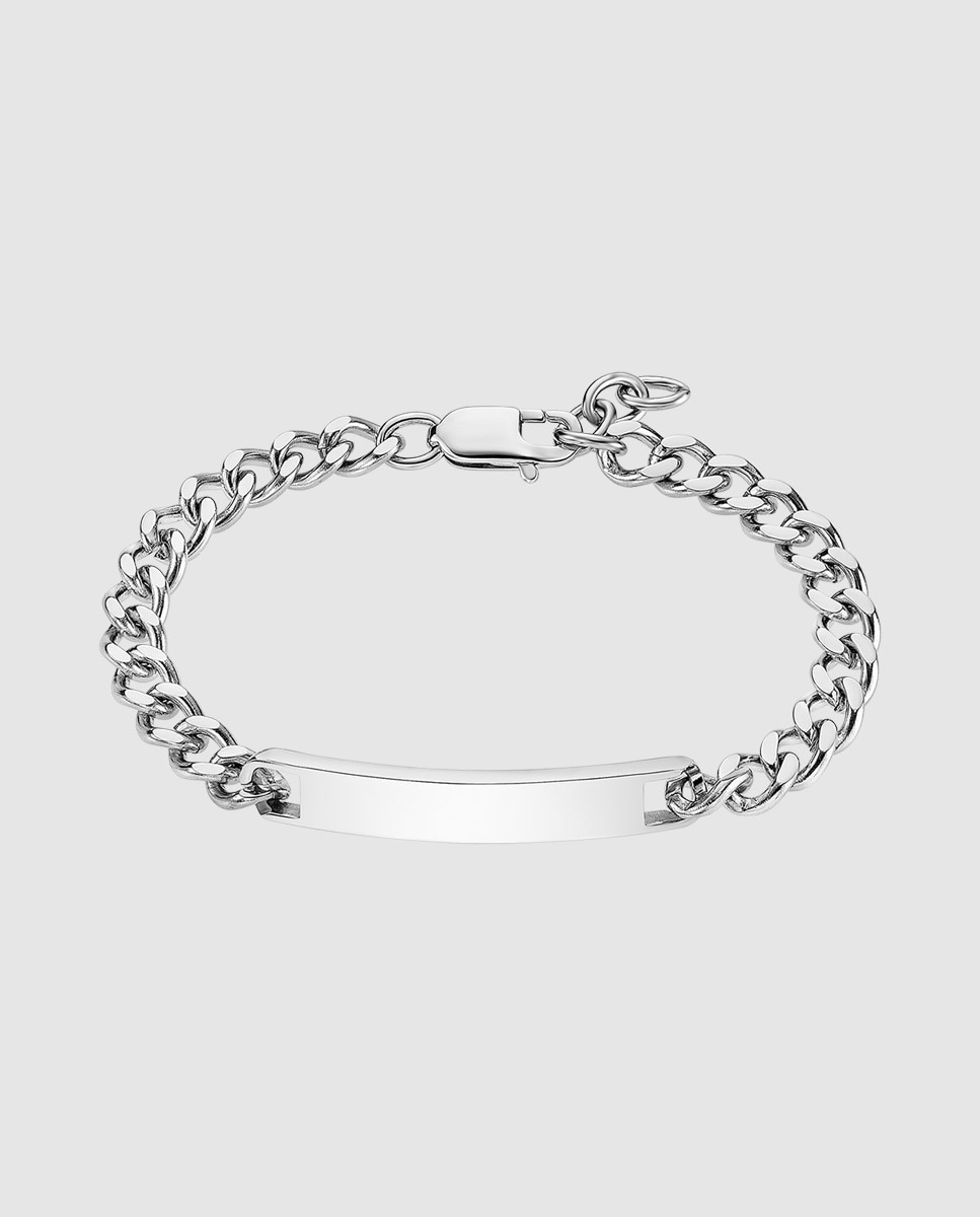 Pulseira Lotus Style Ls2364-2/1 Men In Black de Aço Inoxidável com Acabamento Brilhante Prateado-1