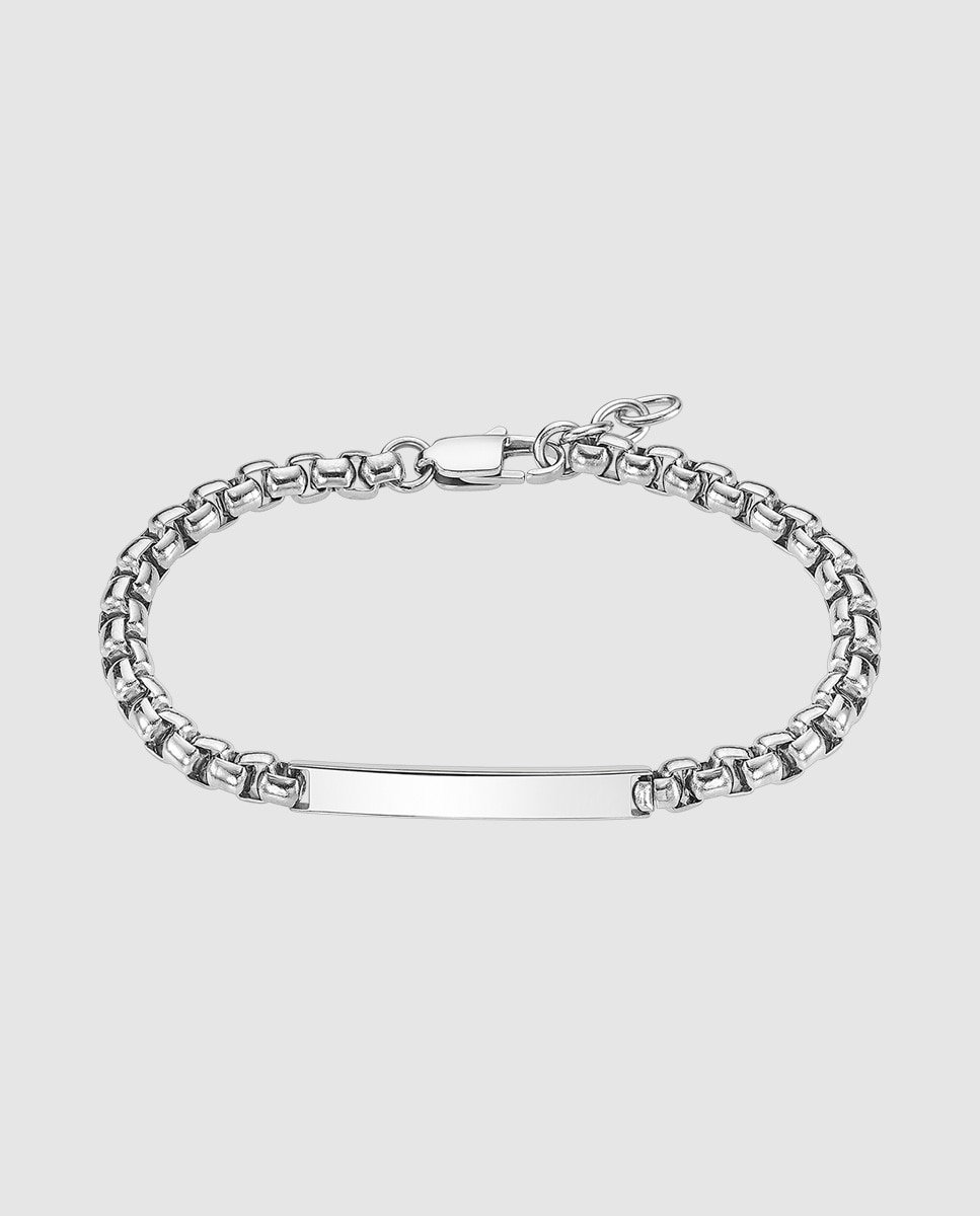 Pulseira Lotus Style Ls2365-2/1 Men In Black de Aço Inoxidável com Acabamento Brilhante Prateado-1
