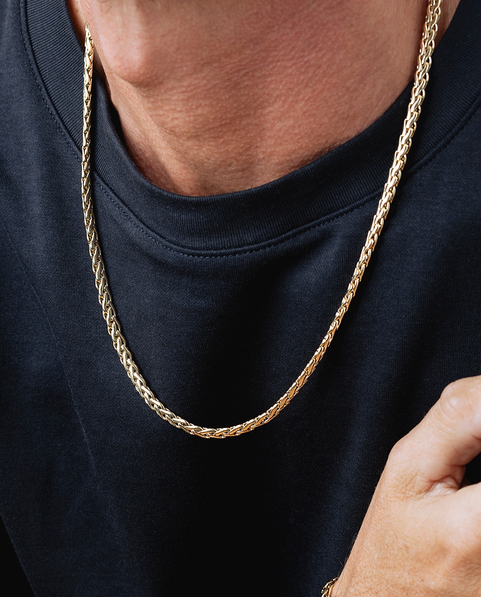 Corrente Lotus Style Ls2366-1 2 Urban Man de Aço Inoxidável com Acabamento Brilhante Dourado-2