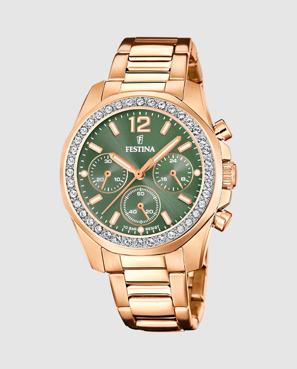 Imagen 0 de Reloj de mujer f20639/a boyfriend rainbow de acero Rosa