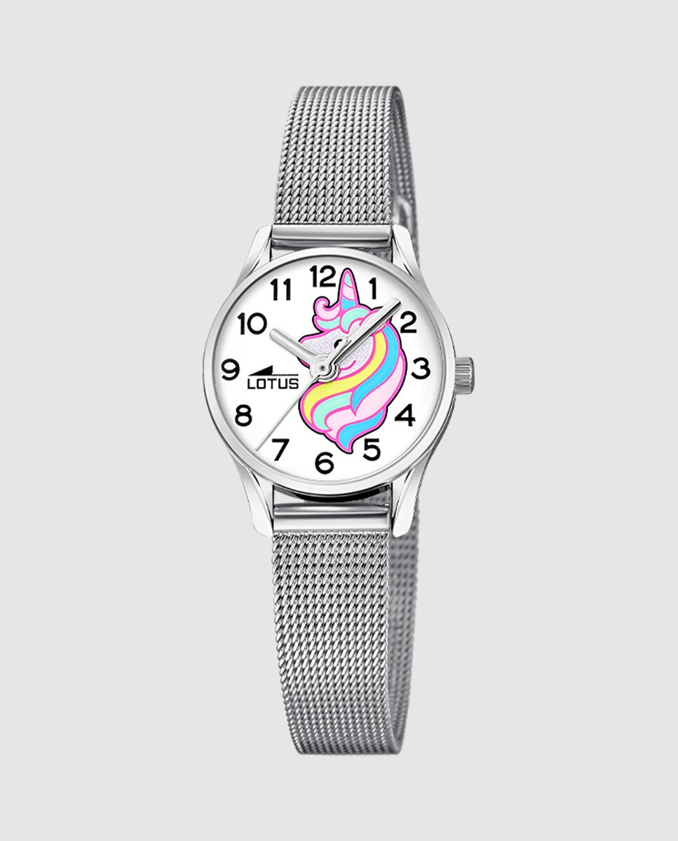Reloj infantil de niña 18571/h junior collection de acero plata con pulsera de regalo - LOTUS - Plata / Rosa Plata / Rosa-2