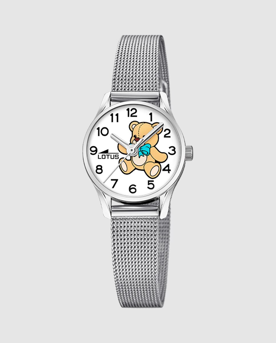 Reloj infantil de niña 18571/j junior collection de acero plata con pulsera de regalo - LOTUS - Plata / Naranja / Carbono Plata / Naranja / Carbono-2