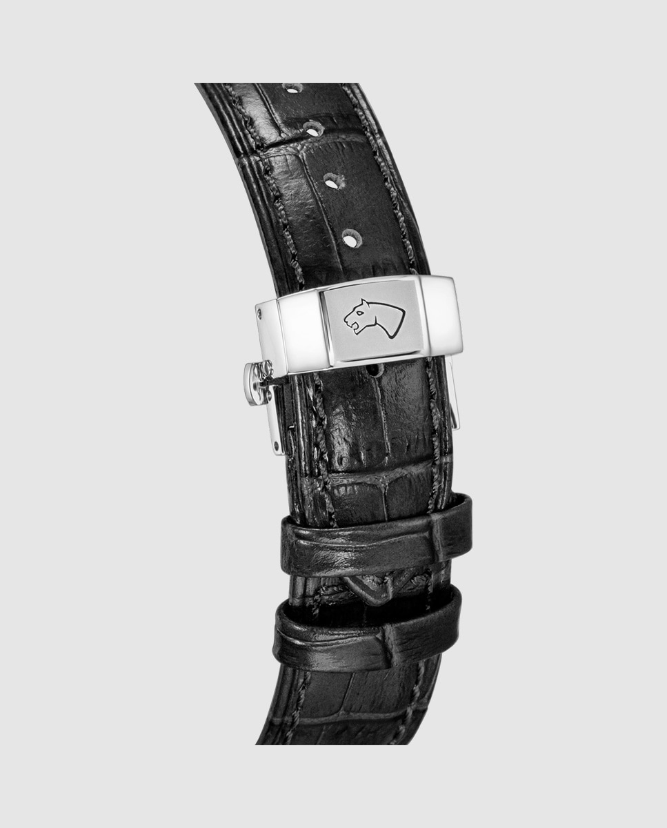 Reloj de hombre j1042/1 acamar de piel - Jaguar - Negro Negro-3