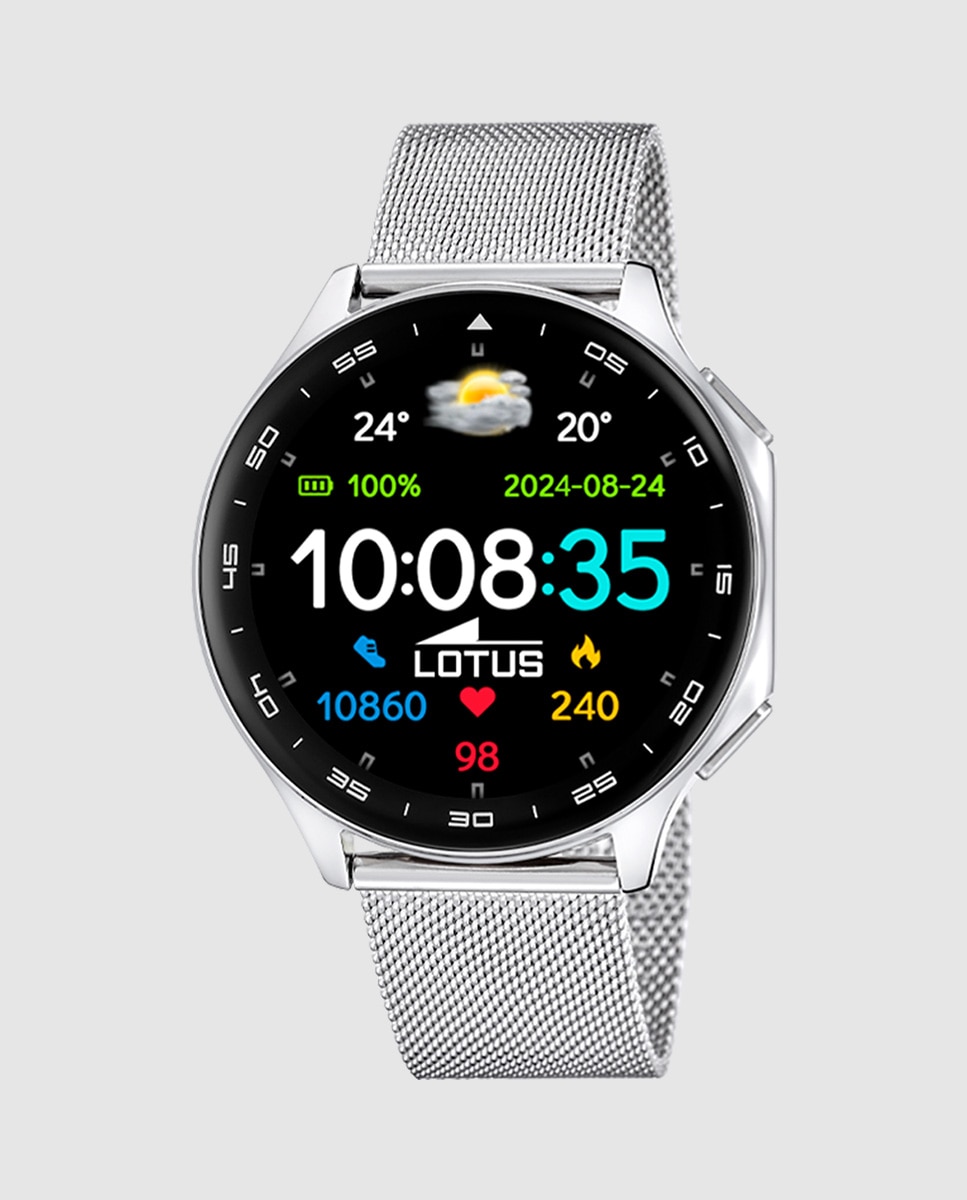 Imagen 0 de Reloj de hombre 50050/3 smartwatch de acero plata Plata