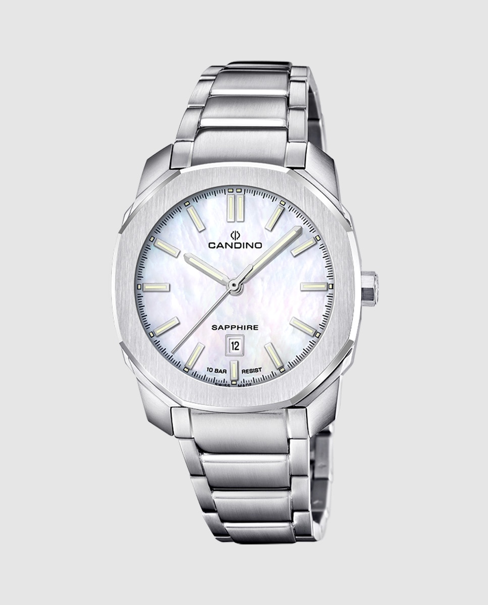 Imagen 1 de Reloj de mujer c4778/7 icon de acero - Candino - Plata Plata