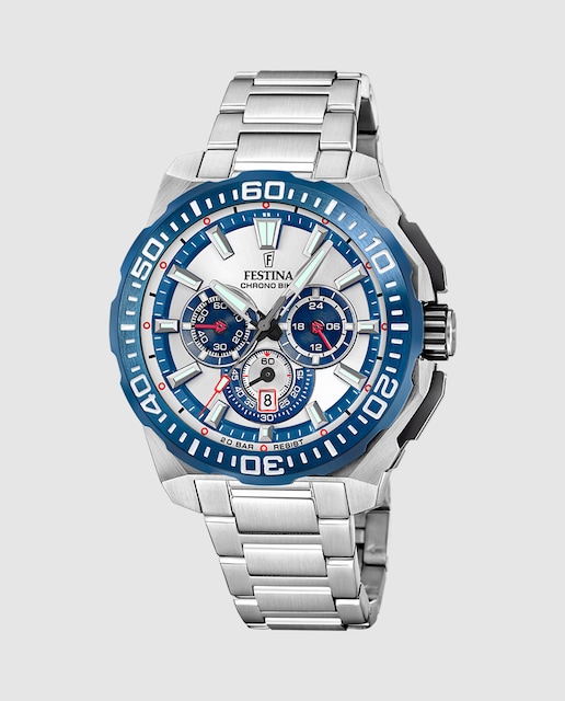 Imagen 0 de Reloj de hombre F20724/1 Chrono Bike de acero plata